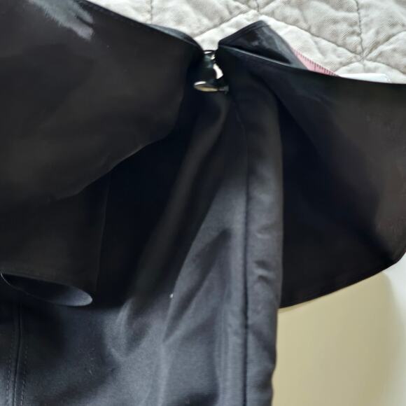 J Crew Dress Women's 8 Black Silk Blend One Shoulder Dark Romantic Feminine NEW - Picture 5 of 11